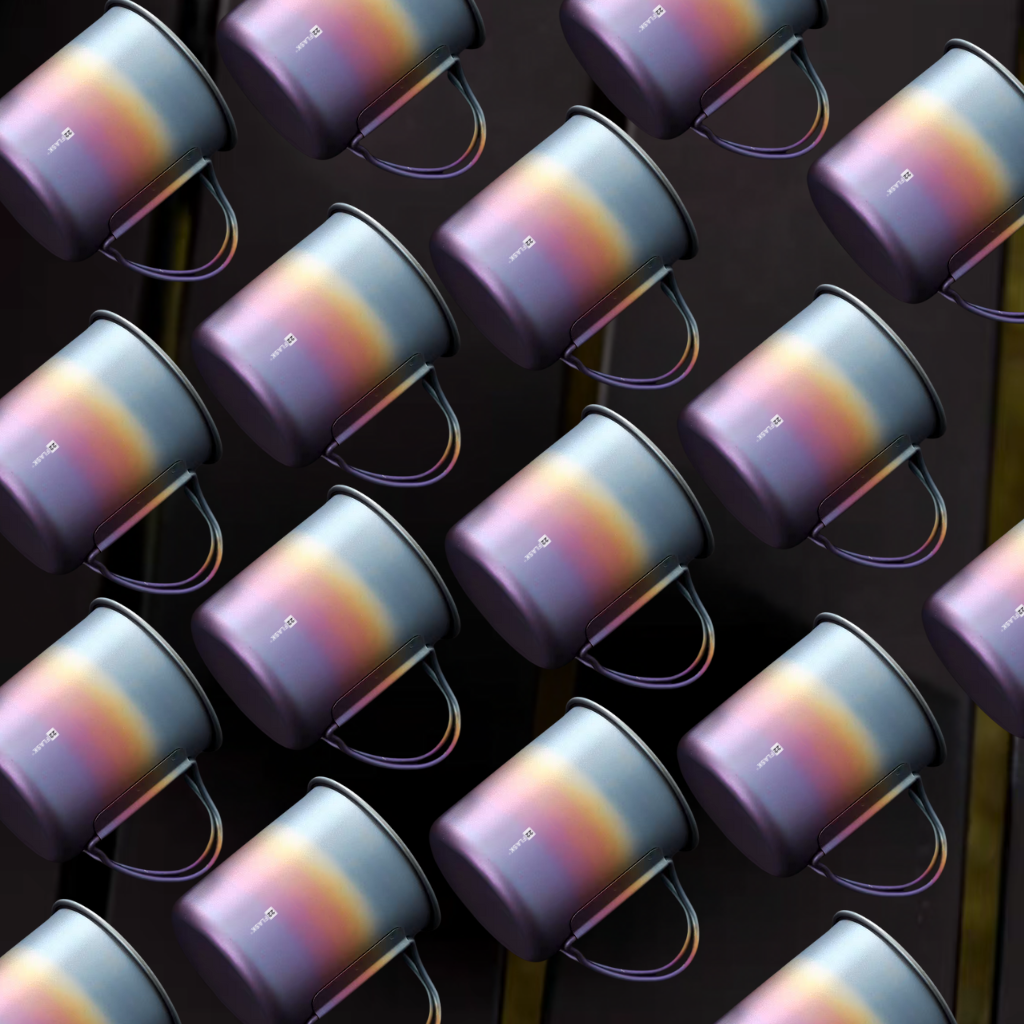 300ML Titanium Anodized Single Layer Mug