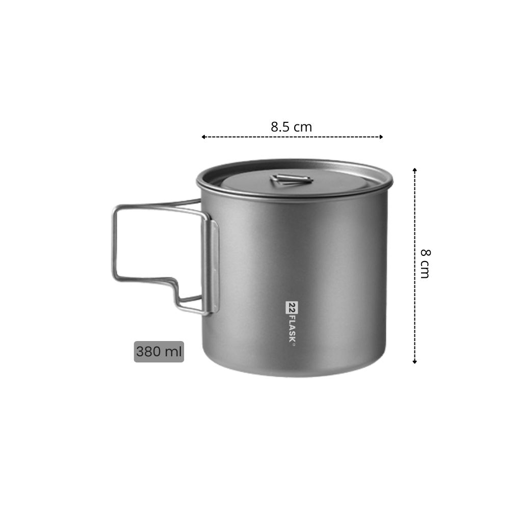 Titanium Single Layer Mug (220/380/550)