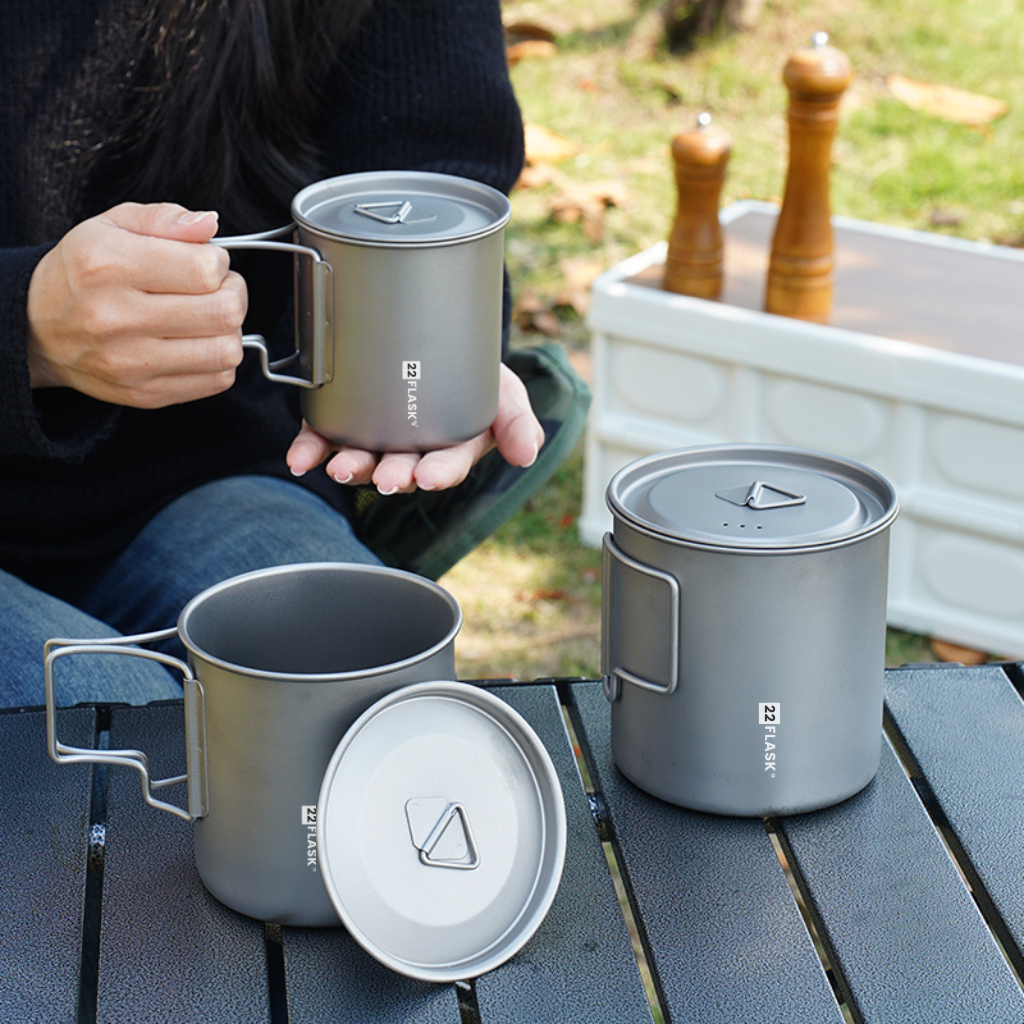 Titanium Single Layer Mug (220/380/550)