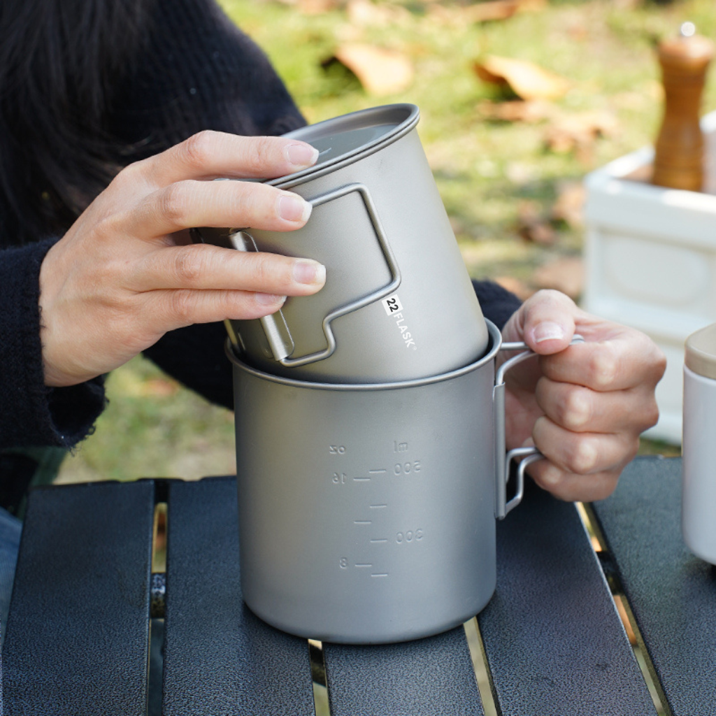 Titanium Single Layer Mug (220/380/550)