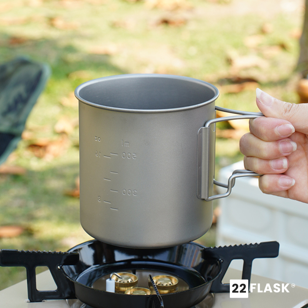 Titanium Single Layer Mug (220/380/550)