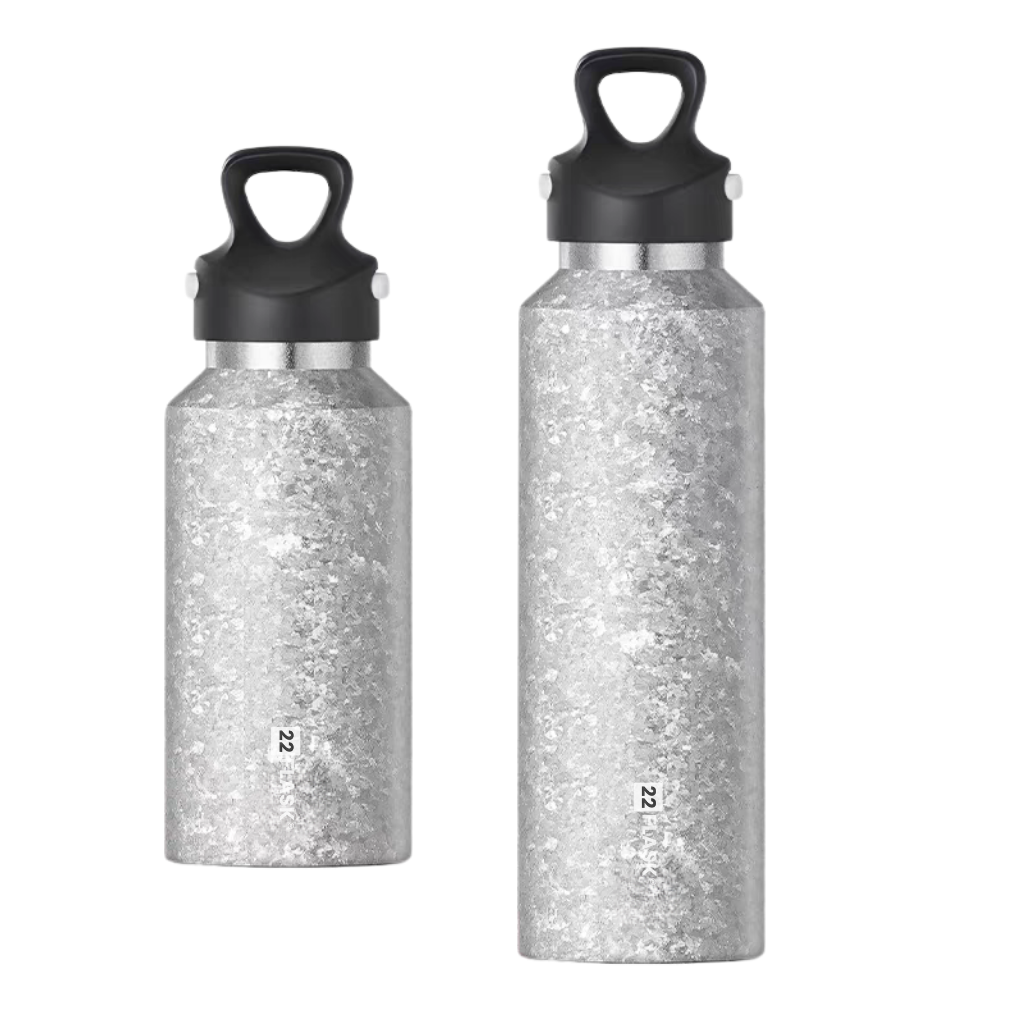 20 oz (600ml) Ti Double-Wall Insulated Travel Bottle with Safety Lock