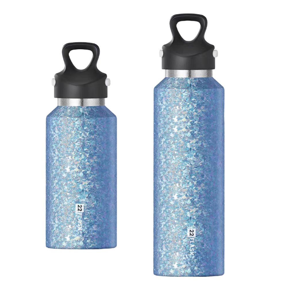 20 oz (600ml) Ti Double-Wall Insulated Travel Bottle with Safety Lock