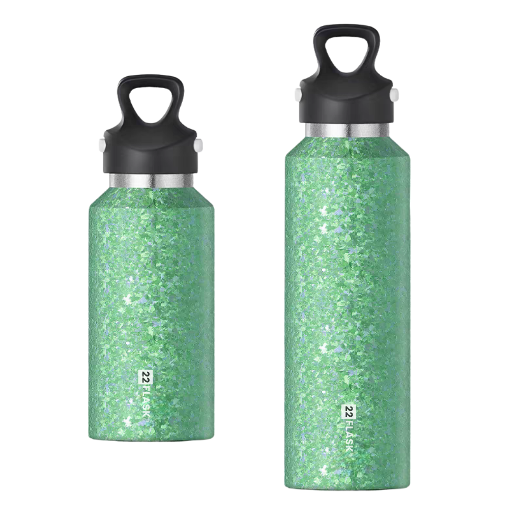 20 oz (600ml) Ti Double-Wall Insulated Travel Bottle with Safety Lock