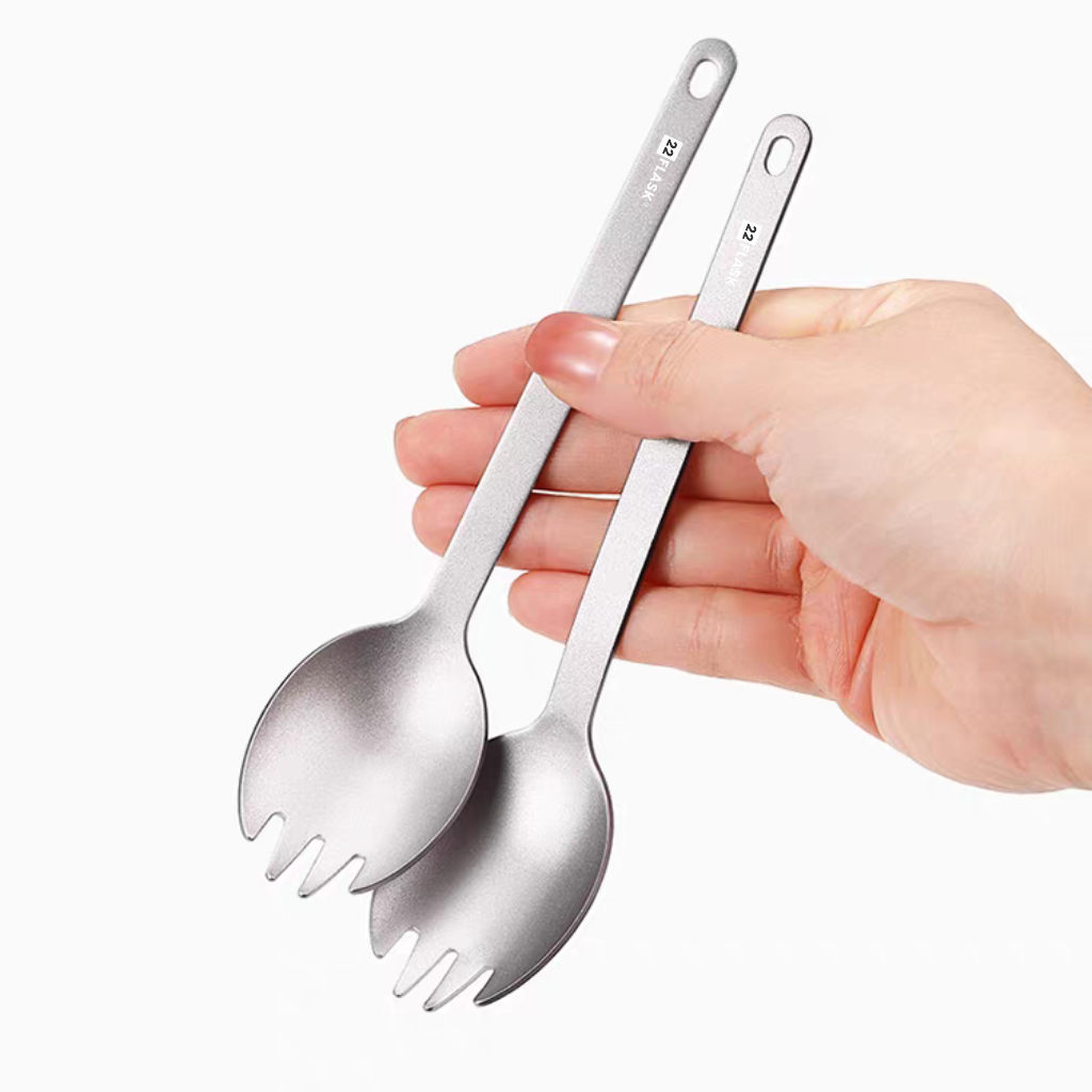 Titanium Spork, Sturdy Handle