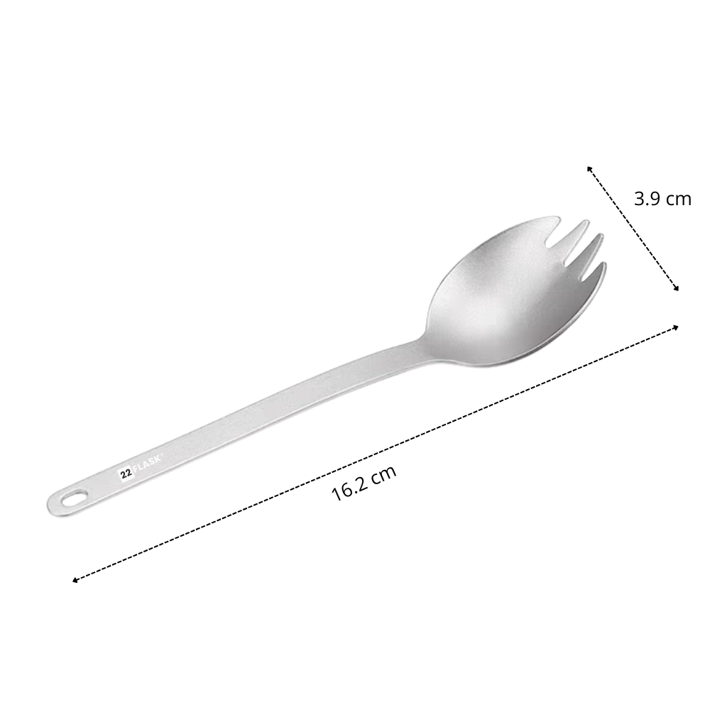Titanium Spork, Sturdy Handle