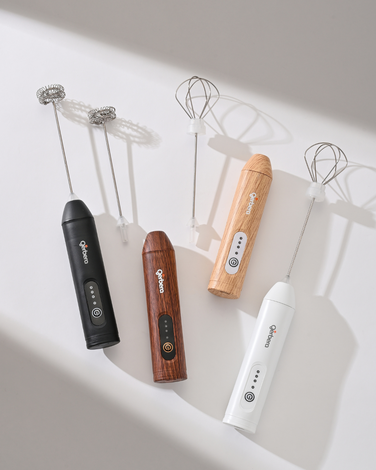 Gerbera 3-Speed Electric Milk Frother, Fast, Quiet, Powerful