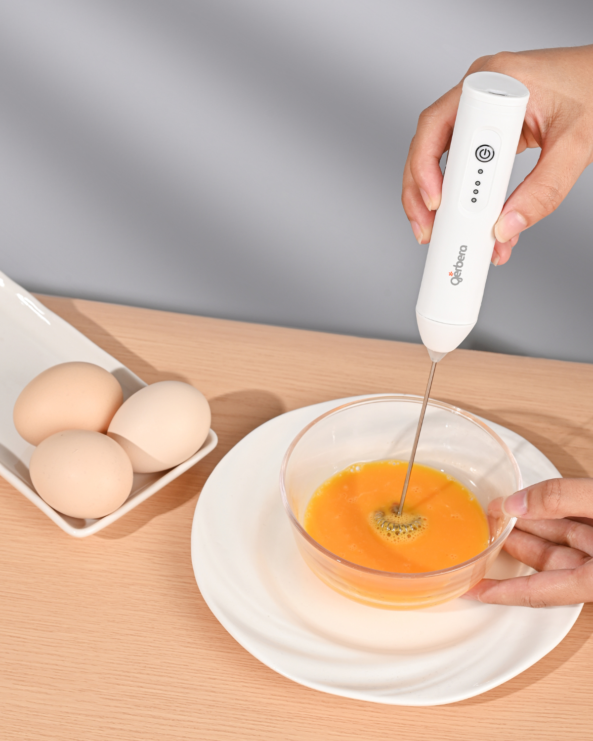 Gerbera 3-Speed Electric Milk Frother, Fast, Quiet, Powerful