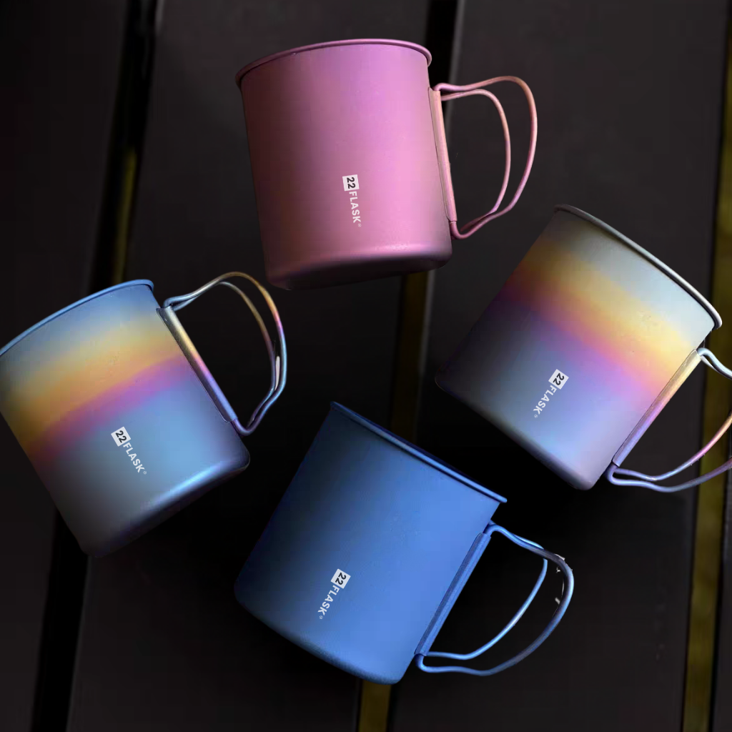 450ML Ti Anodized Stackable Mug