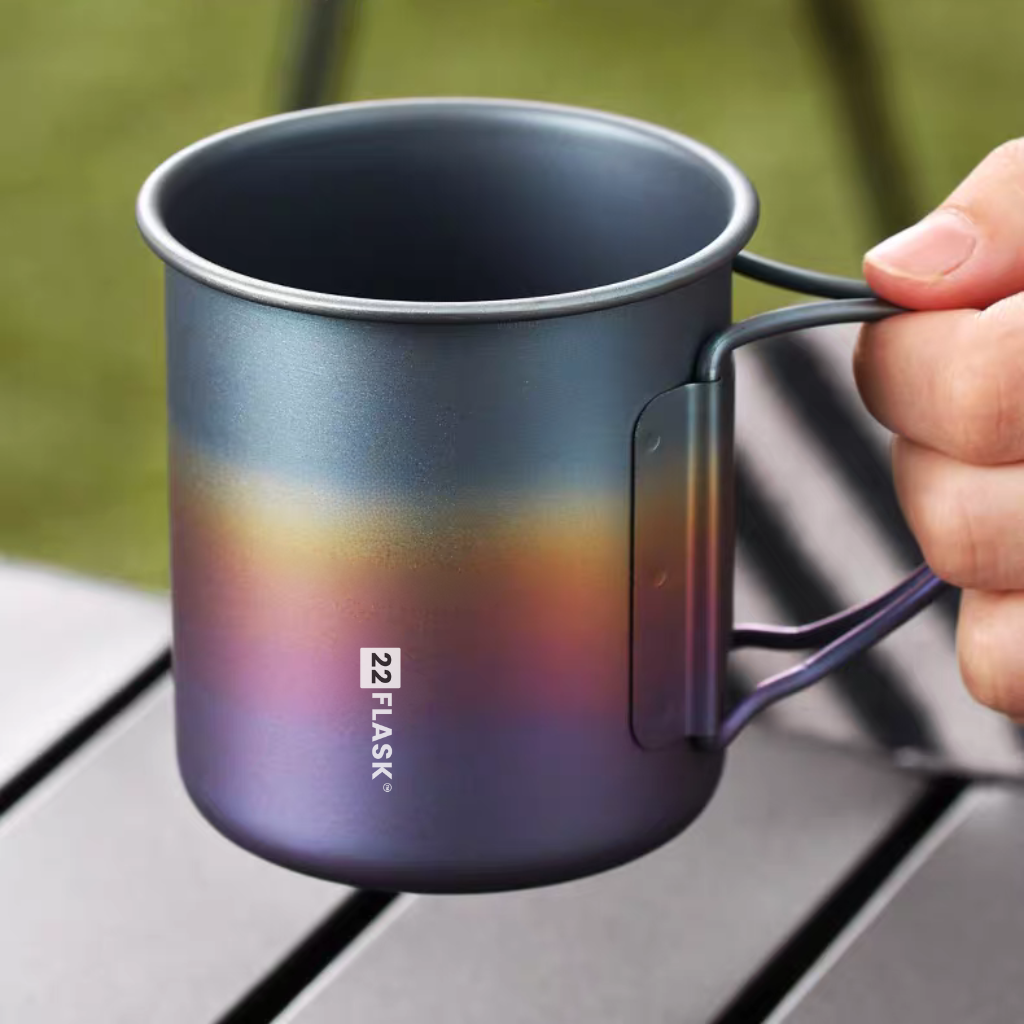 450ML Ti Anodized Stackable Mug