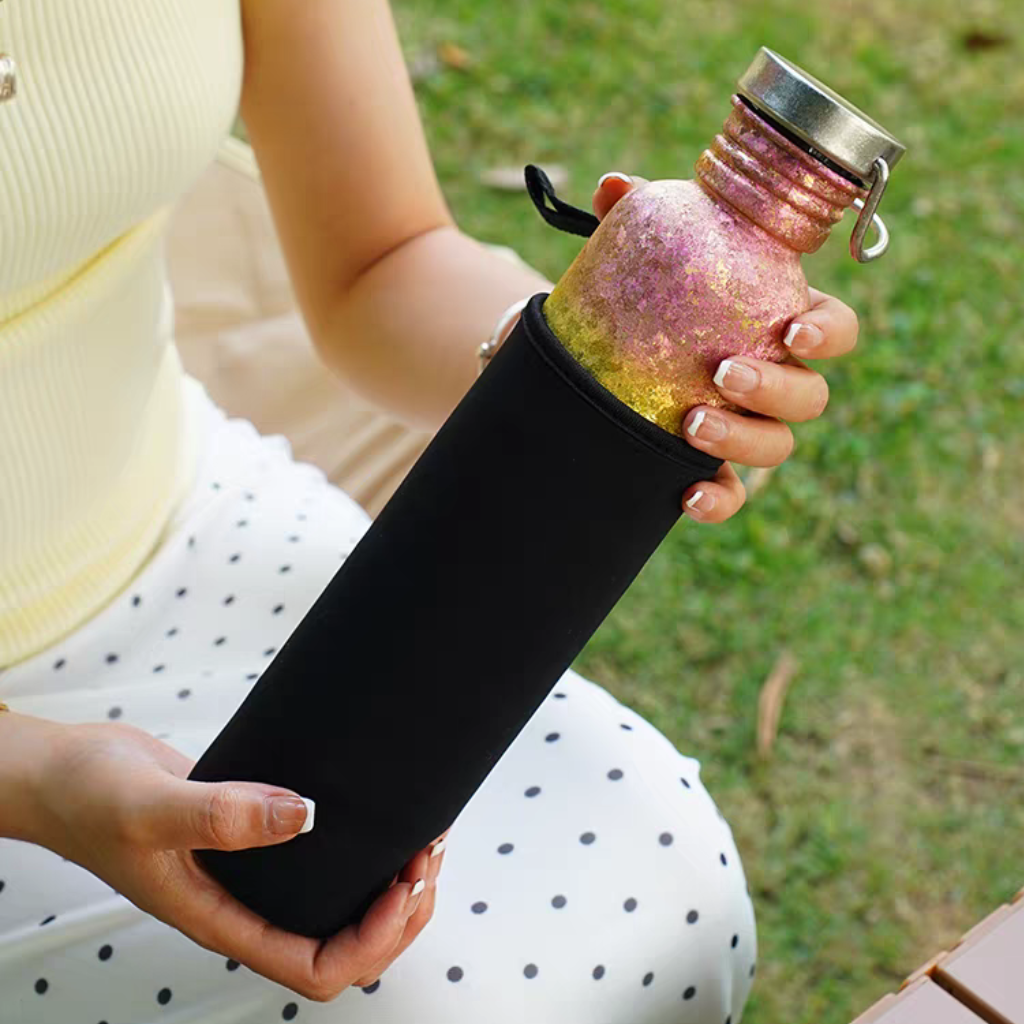 750ML Titanium Anodized Single-Layer Water Bottle