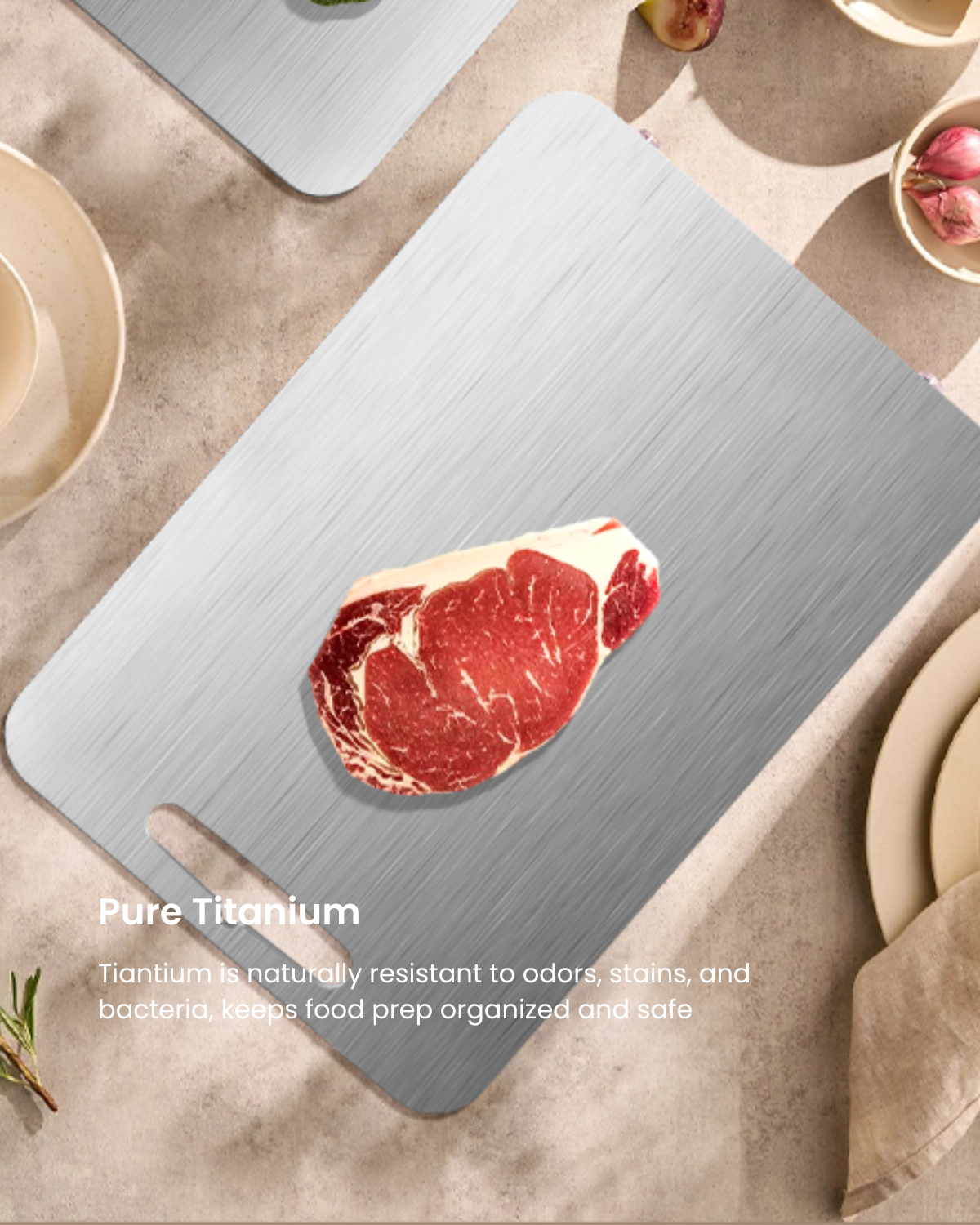 Titanium Double-Sided Cutting Board