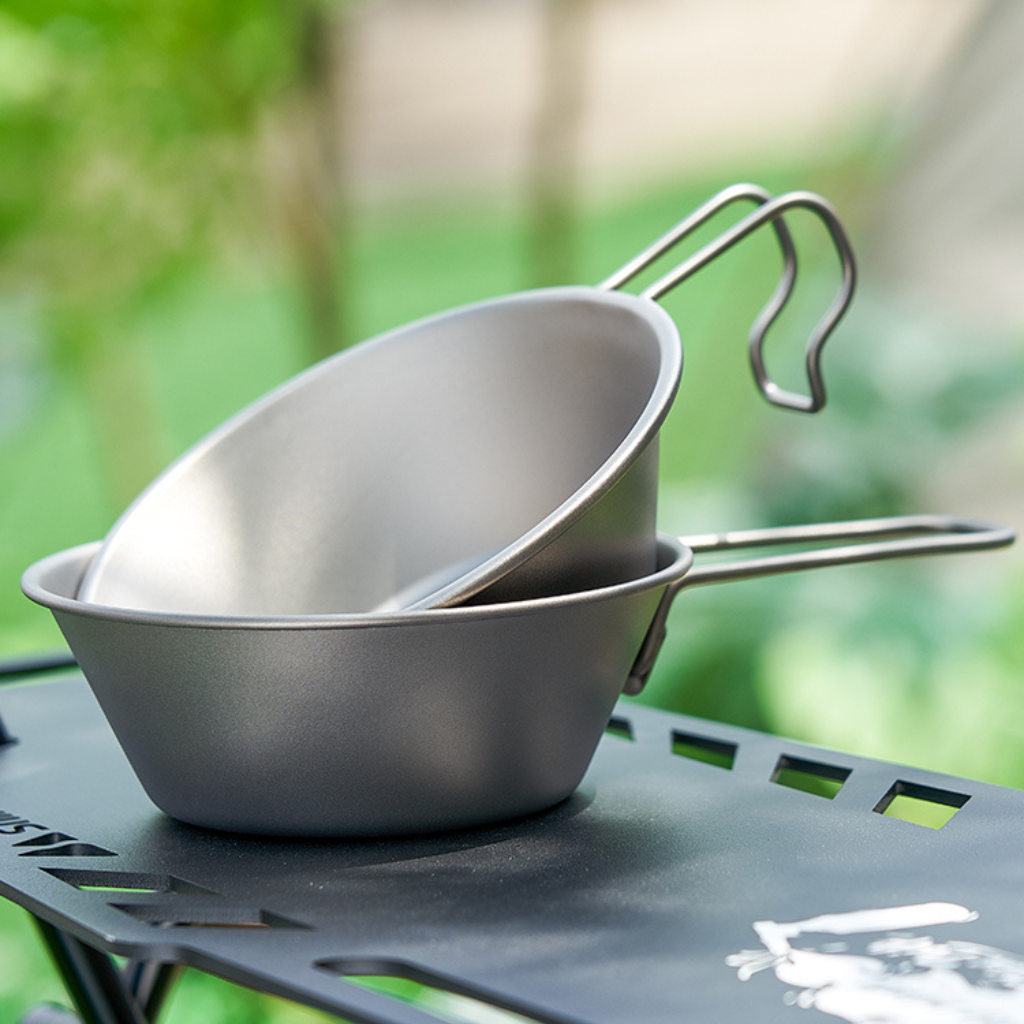 Titanium Stackable Backpackers Cup