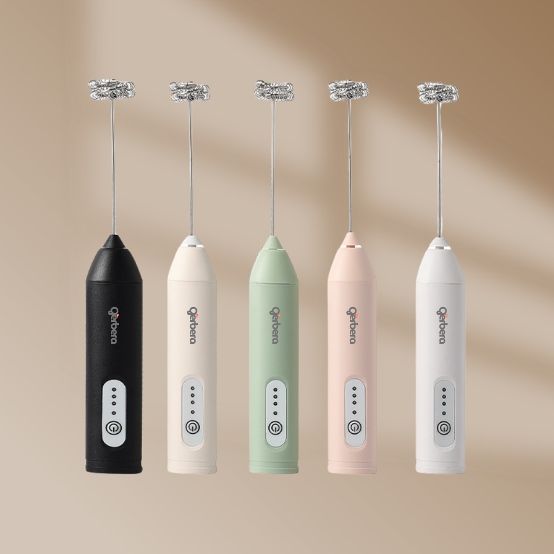 Gerbera 3-Speed Electric Milk Frother, Fast, Quiet, Powerful