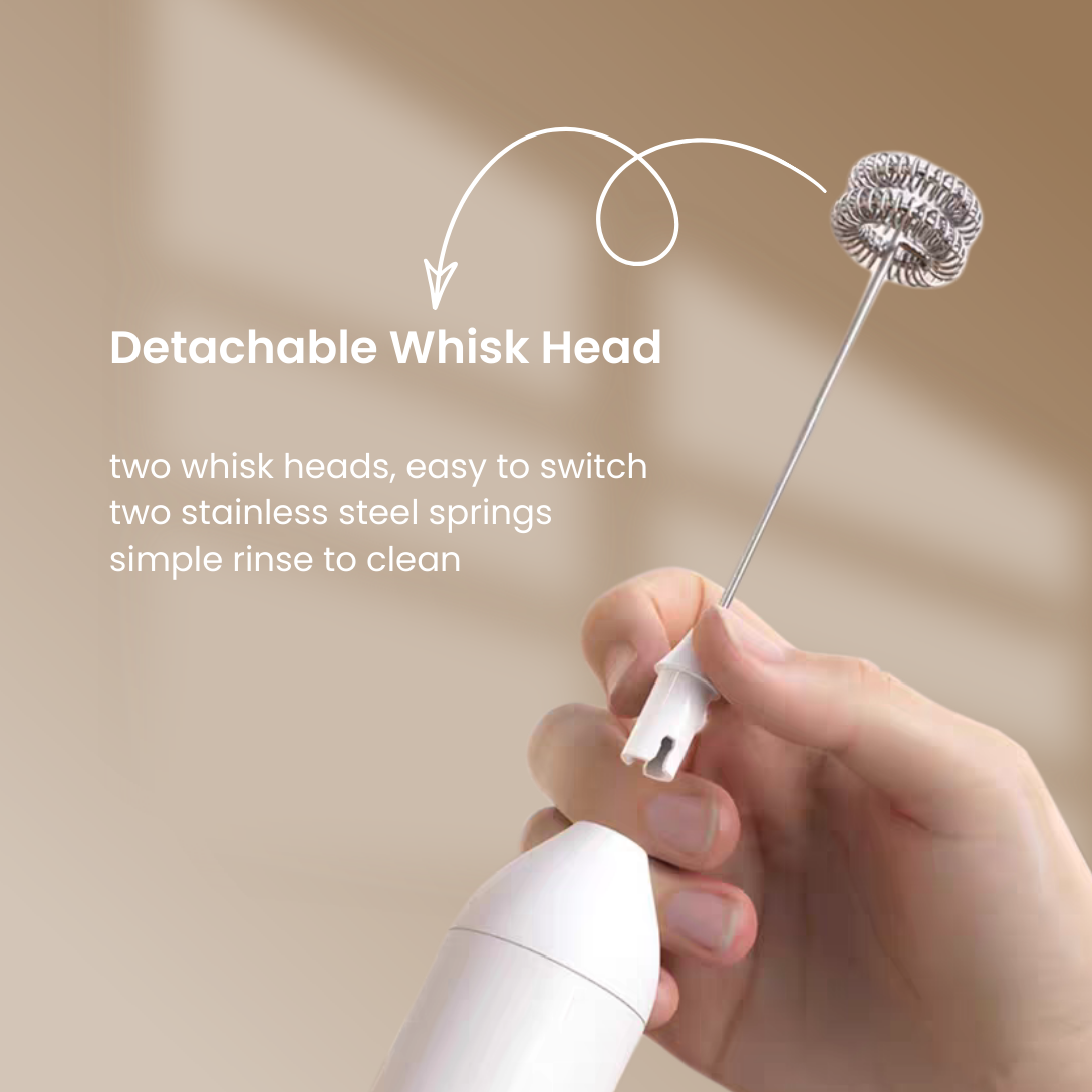 Gerbera 3-Speed Electric Milk Frother, Fast, Quiet, Powerful
