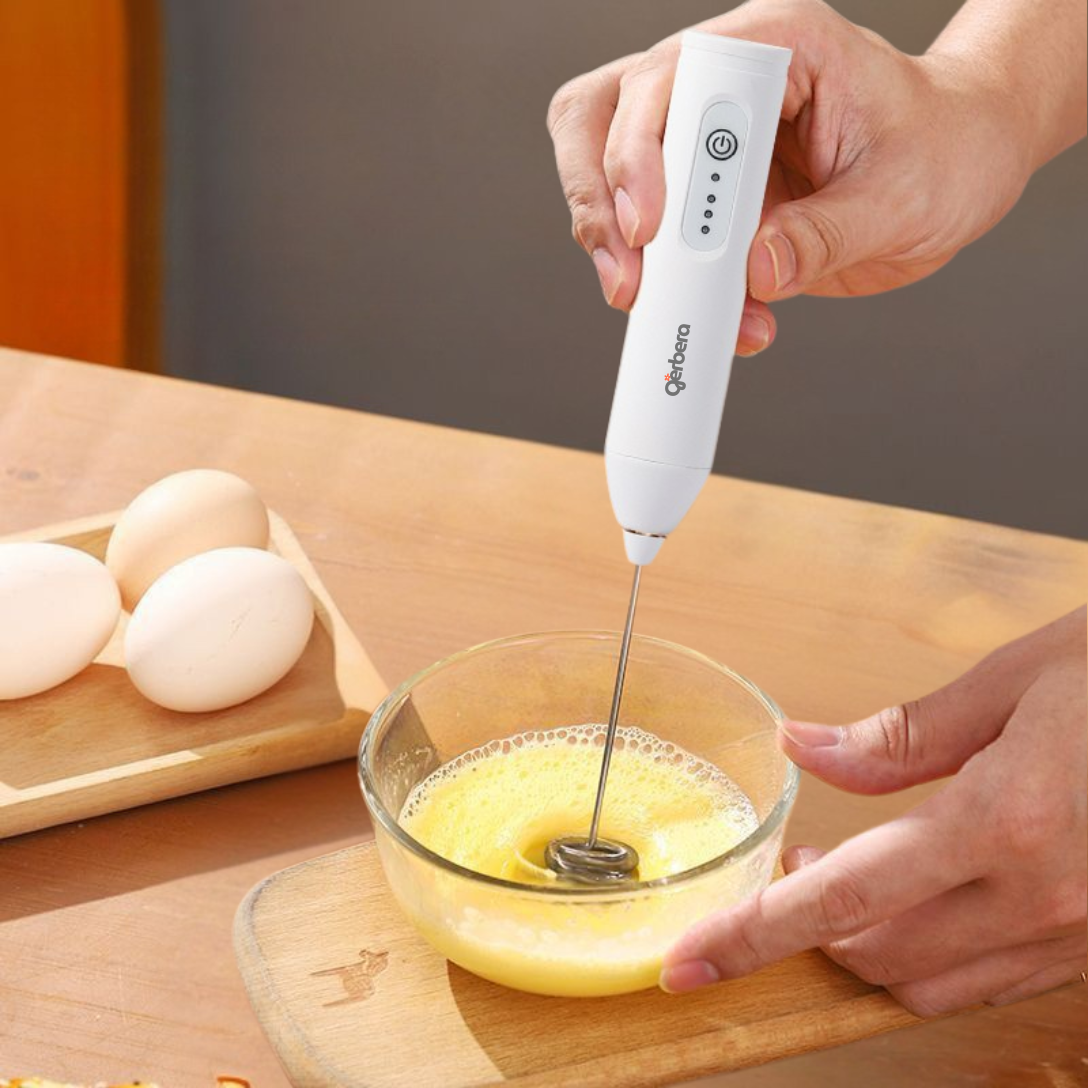 Gerbera 3-Speed Electric Milk Frother, Fast, Quiet, Powerful
