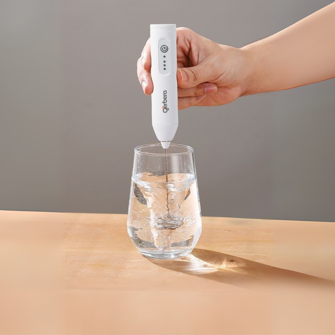 Gerbera 3-Speed Electric Milk Frother, Fast, Quiet, Powerful