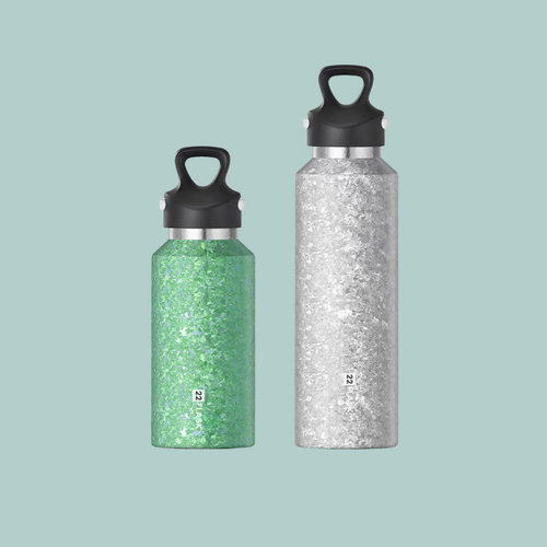 20 oz (600ml) Ti Double-Wall Insulated Travel Bottle with Safety Lock